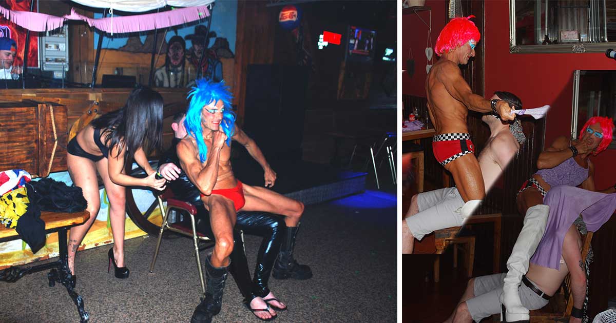 Stag Party Benidorm Drag Stripper Stitch Up