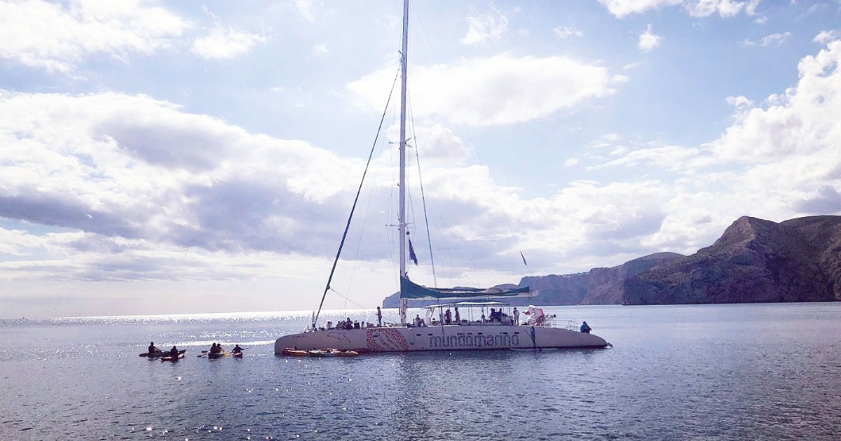 Catamaran cruise Benidorm stag party activity